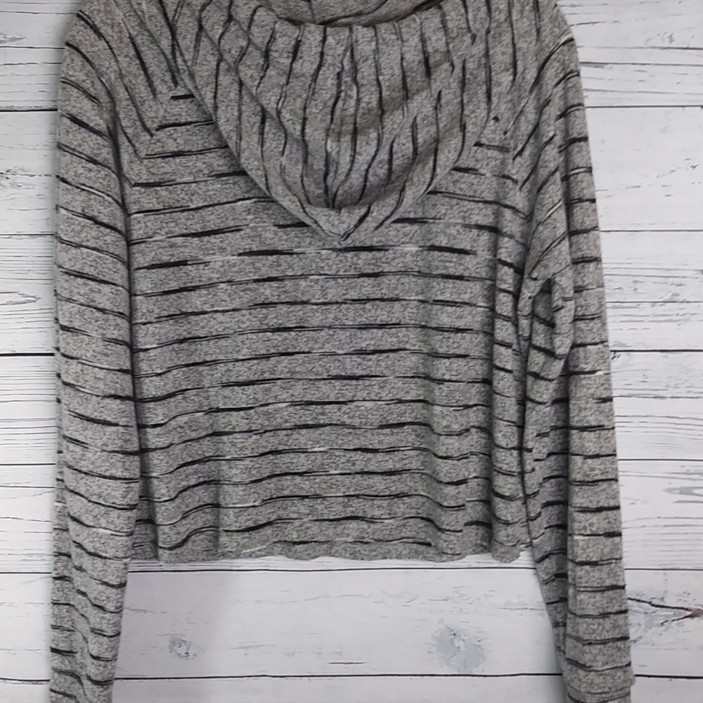 Mossimo Supply Co. Women Gray Pullover Hoodie S - Picture 2 of 7